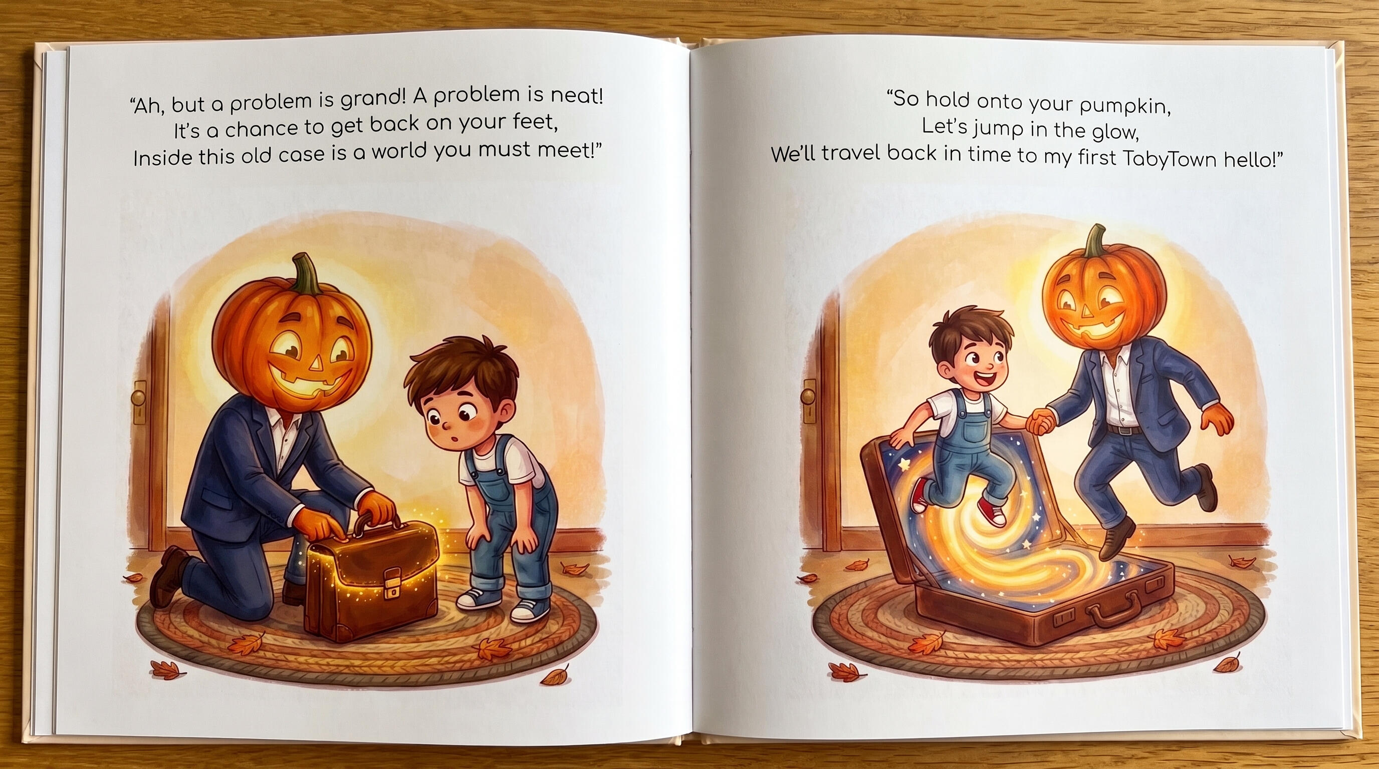 Pumpkin-Head Dad Story Sample